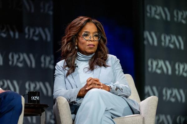 Oprah Winfrey is pictured at the 92 Street Y last month.