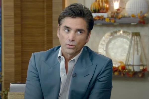 John Stamos talking. 